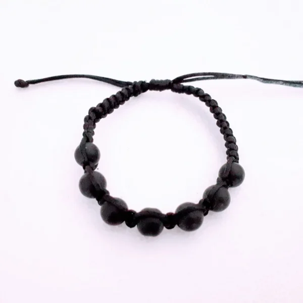 Pulseira de Shungita com cordão
