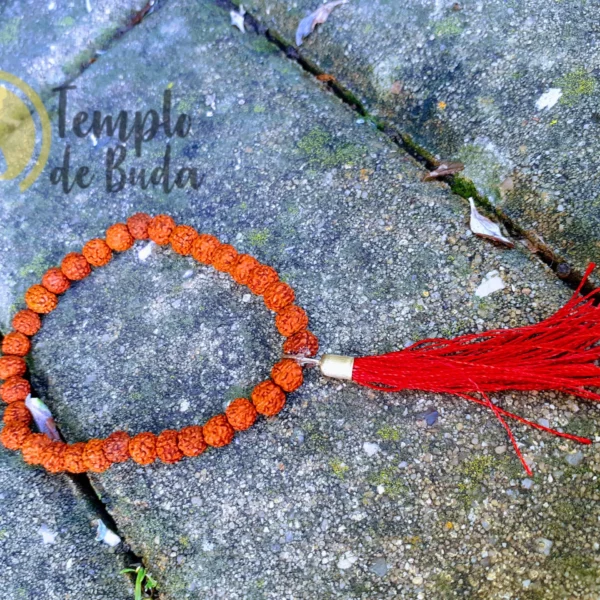 Pulseira Rudraksha Vermelho