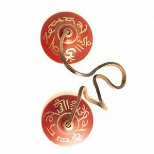 Ting-Sha Címbalos Tibetanos Chakra Raíz Vermelho