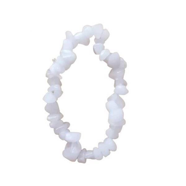Pulseira Quartzo Branco Chips