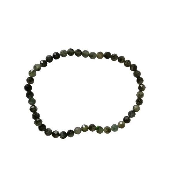 Pulseira Turmalina Verde Facetada 4mm