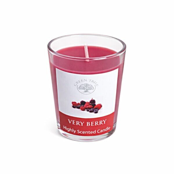 Vela Copo Perfumado Green Tree Very Berry