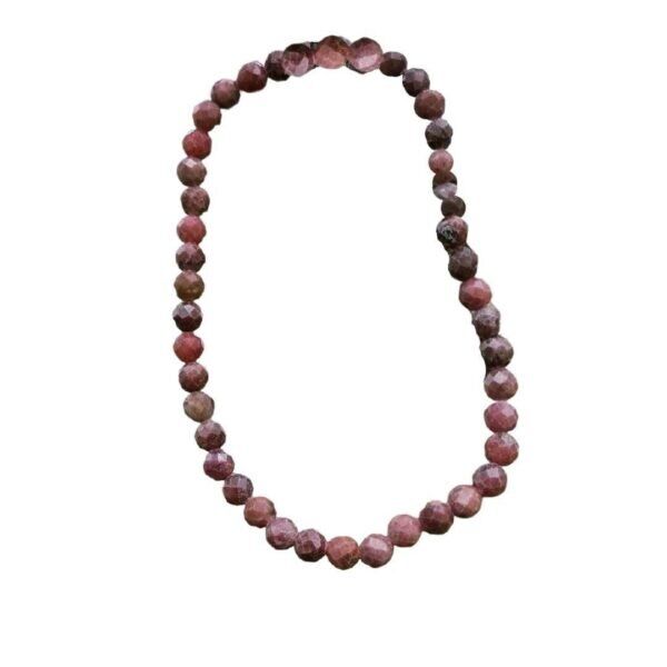 Pulseira Rodonita Facetada 4mm