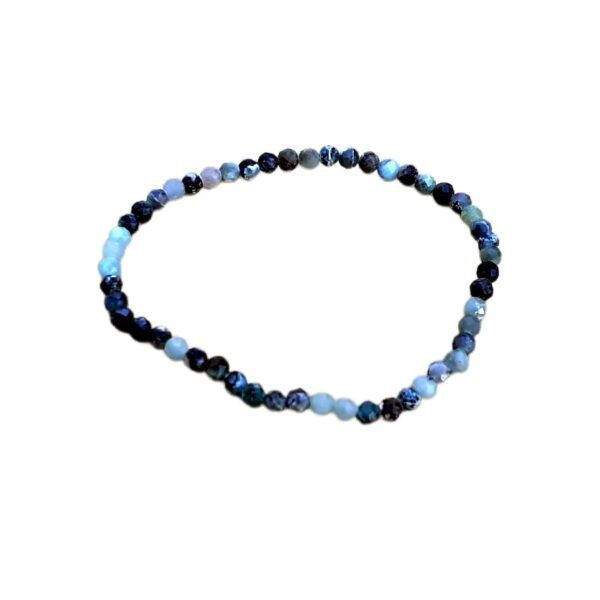 Pulseira Esmeralda Facetada 4mm