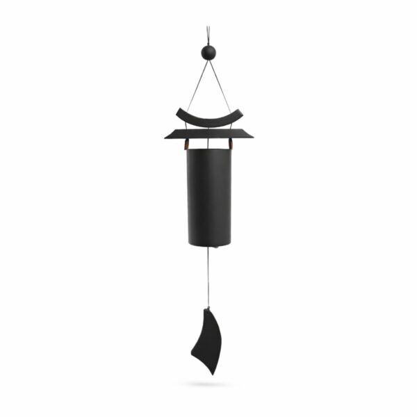 Sino de Vento Zen Preto 58 cm