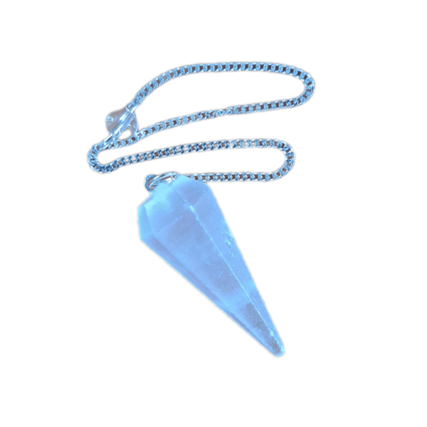 Pendulo de Selenita Facetado