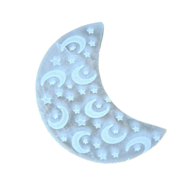Placa Selenite Lua e Estrelas