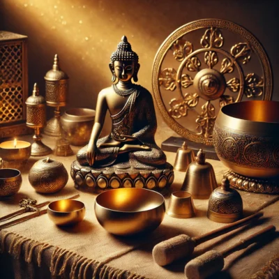 Utensílios Sagrados do Tibete