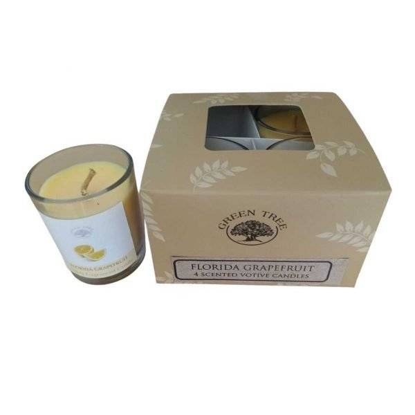 Caixa Vela Copo Perfumado Green Tree Toranja Florida