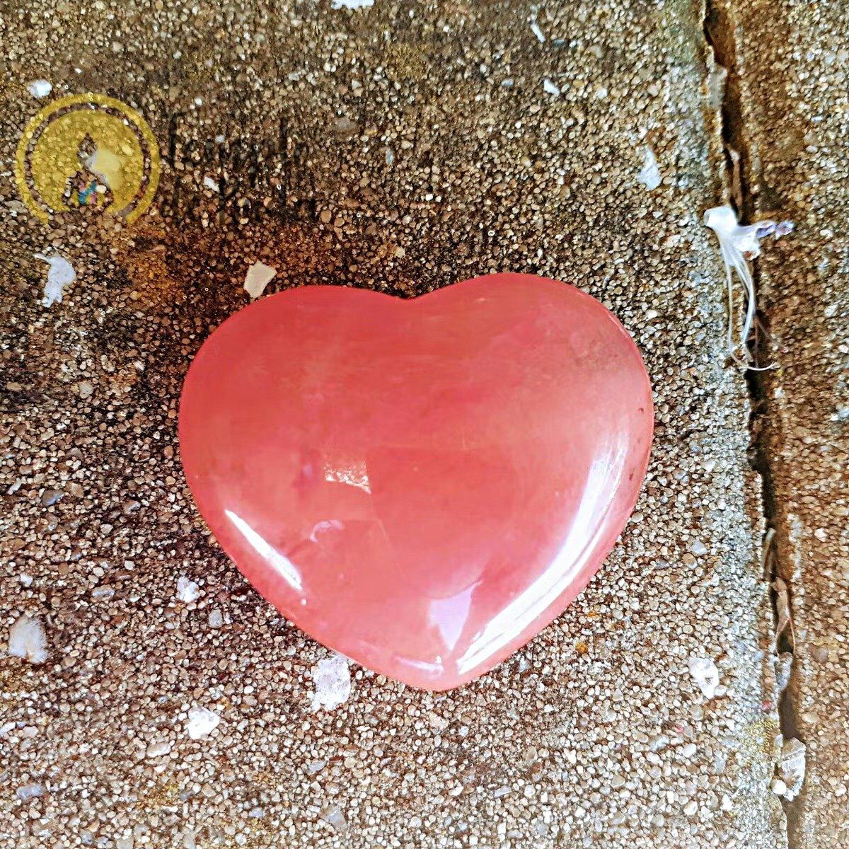 Coração Quartzo Cereja