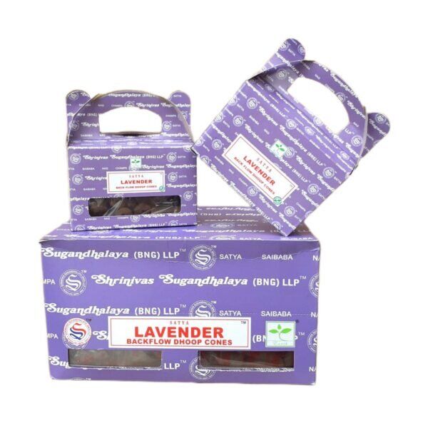 Cones Incenso Cascata Satya Lavender Caixa