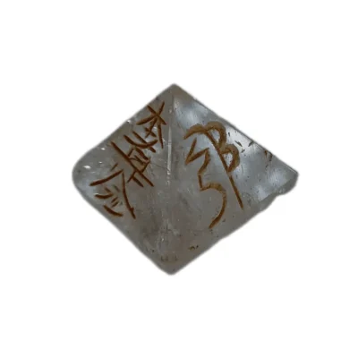 Pirâmide Chakra Simbolos Reiki Quartzo Branco
