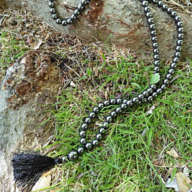 JapaMala de Hematite