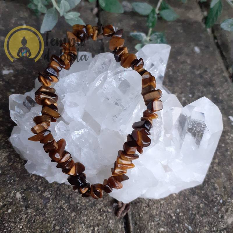 Pulseira de Olho de Tigre Chips