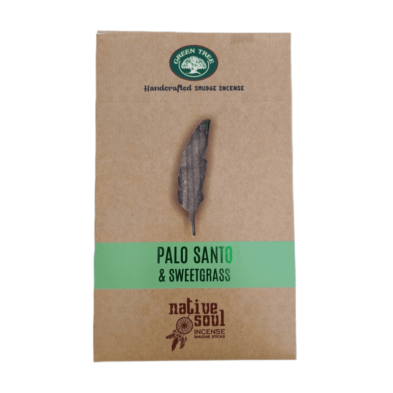 Incenso Natural Native Soul Palo Santo e Sweetgrass Caixa