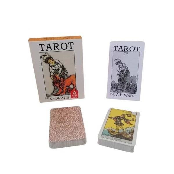 Tarot Rider Waite Pocket de Artur E. Waite e Pamela Smith em Português