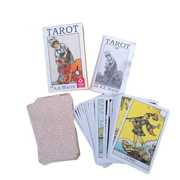 Tarot Rider Waite de Artur A. E. Waite em Francês (Edição Premium)