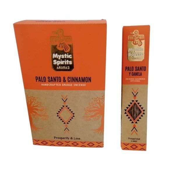 Incenso Mystic Spirits Pau Santo e Canela Caixa