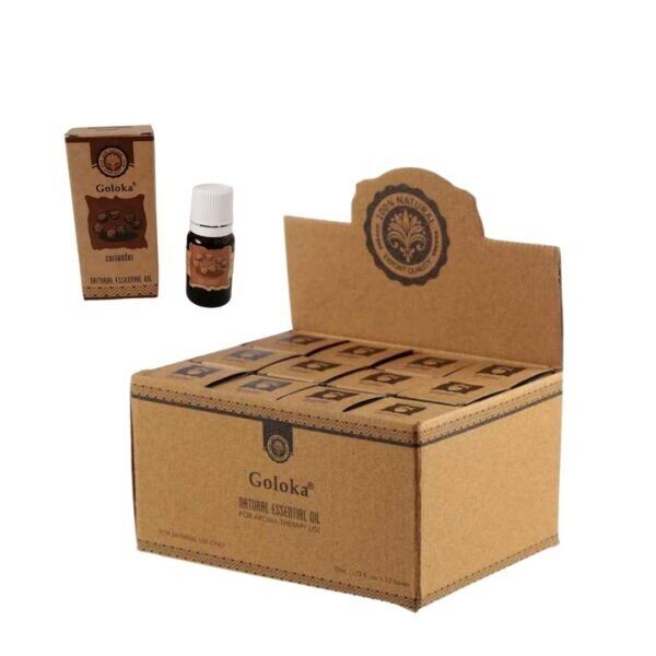Óleo Essencial 100% Natural Coentro Goloka Caixa