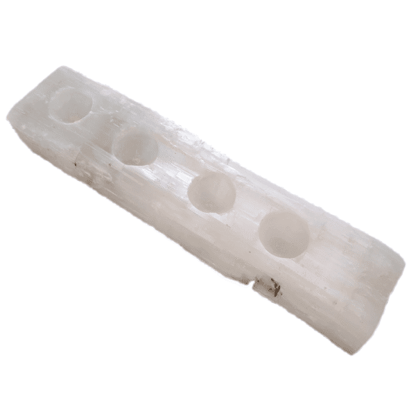 Porta Velas Barra de Selenita Quadrupla