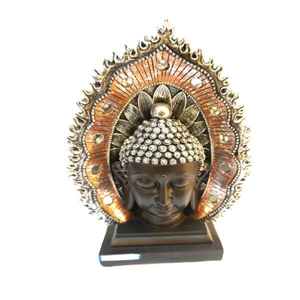 Escultura Buda Aura de Iluminação