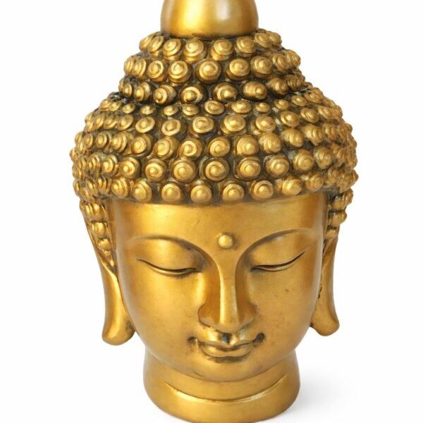 Peça Decorativa Cabeça de Buda Decorativa