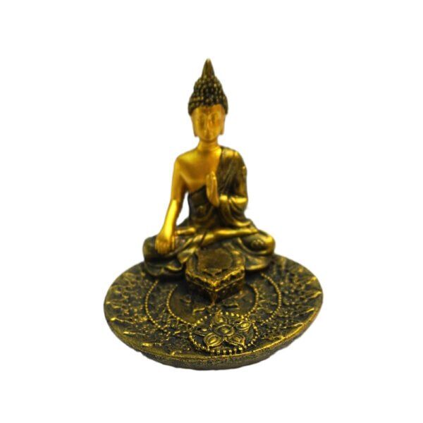 Estátua Buda Portal Dourado da Meditação