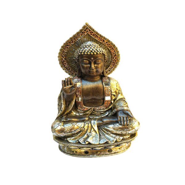 Estátua Decorativa Buda Guardião da Paz
