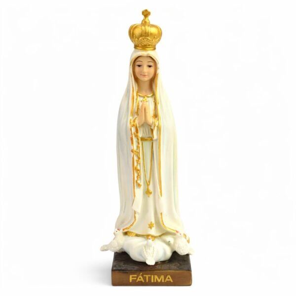 Estátua Virgem de Fátima em Resina