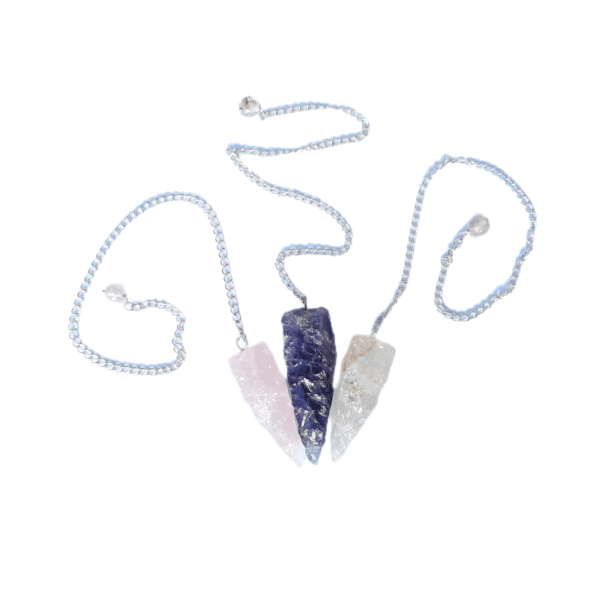 Pendulo Cristal Bruto Natural