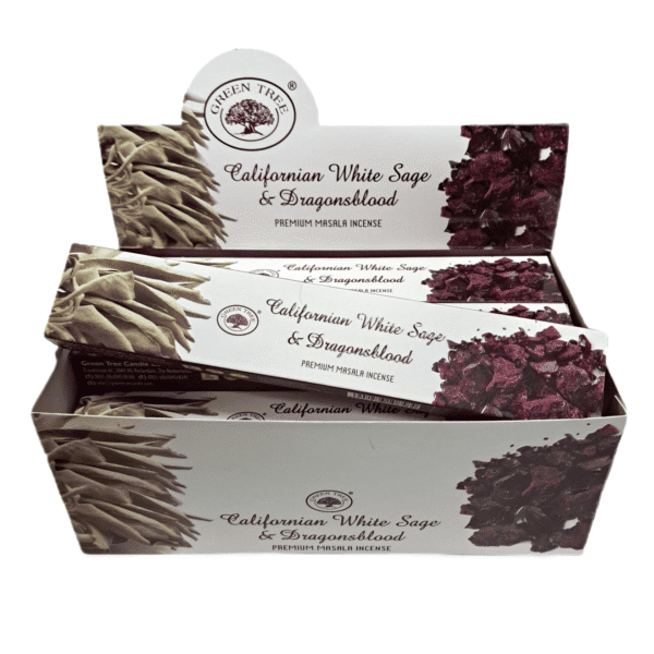 Incenso Green Tree Salvia Branca e Sangue de Dragão Caixa