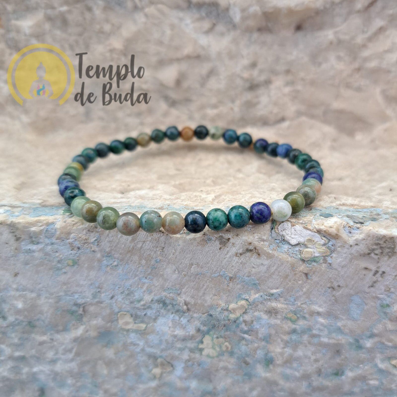 Pulseira de Ágata Índia 4 mm