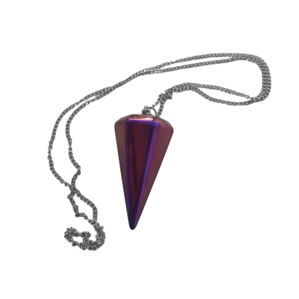 Pendulo Aqua Aura Arco Iris Polido