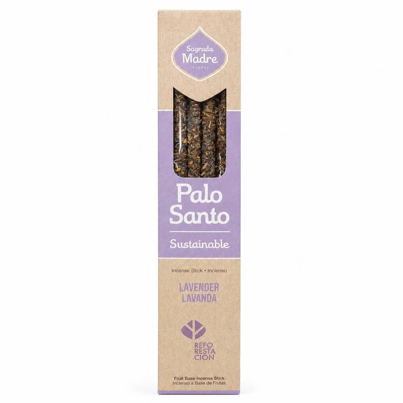 Incenso Sagrada Madre Palo Santo e Lavanda
