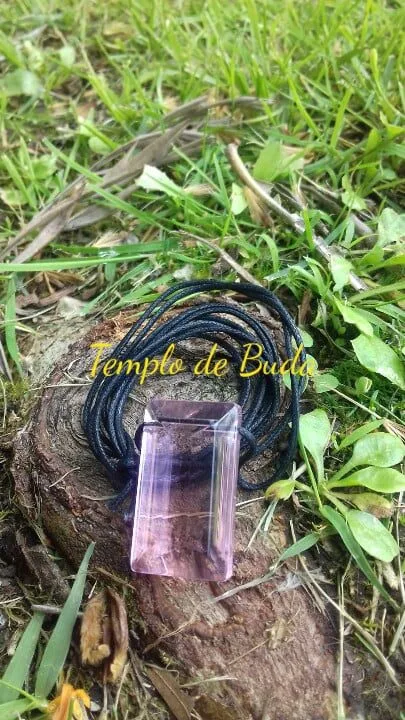 Andara Pendente Facetado Rosa