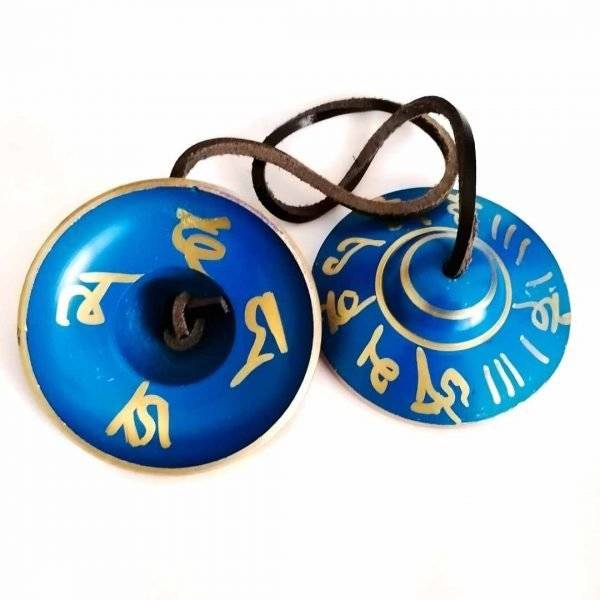 Ting-Sha Címbalos Tibetanos Chakra Garganta Azul