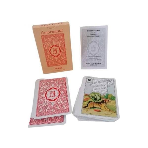 Baralho Lenormand Red Owl em Inglês