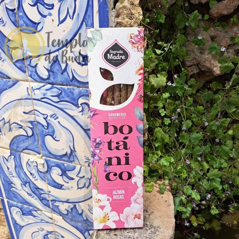 Incenso Sagrada Madre Botânico Jasmim e Rosas