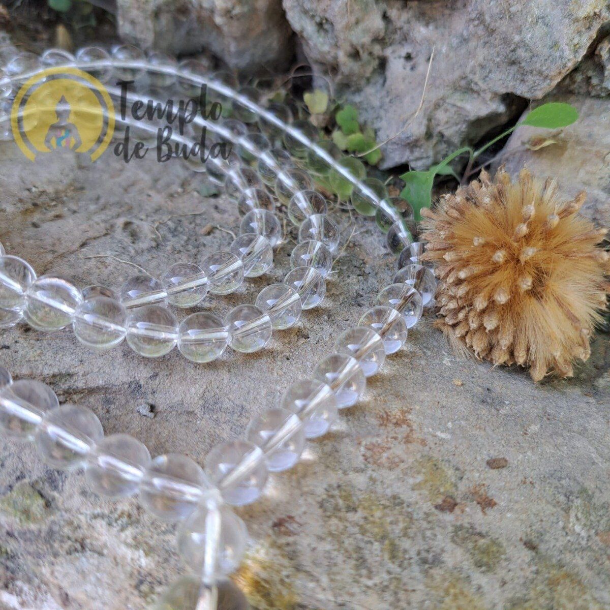 JapaMala de Quartzo Cristal Branco