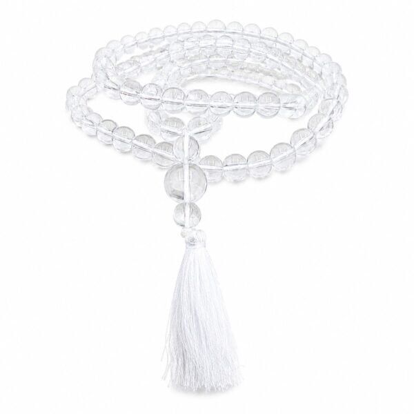 JapaMala de Quartzo Cristal Branco
