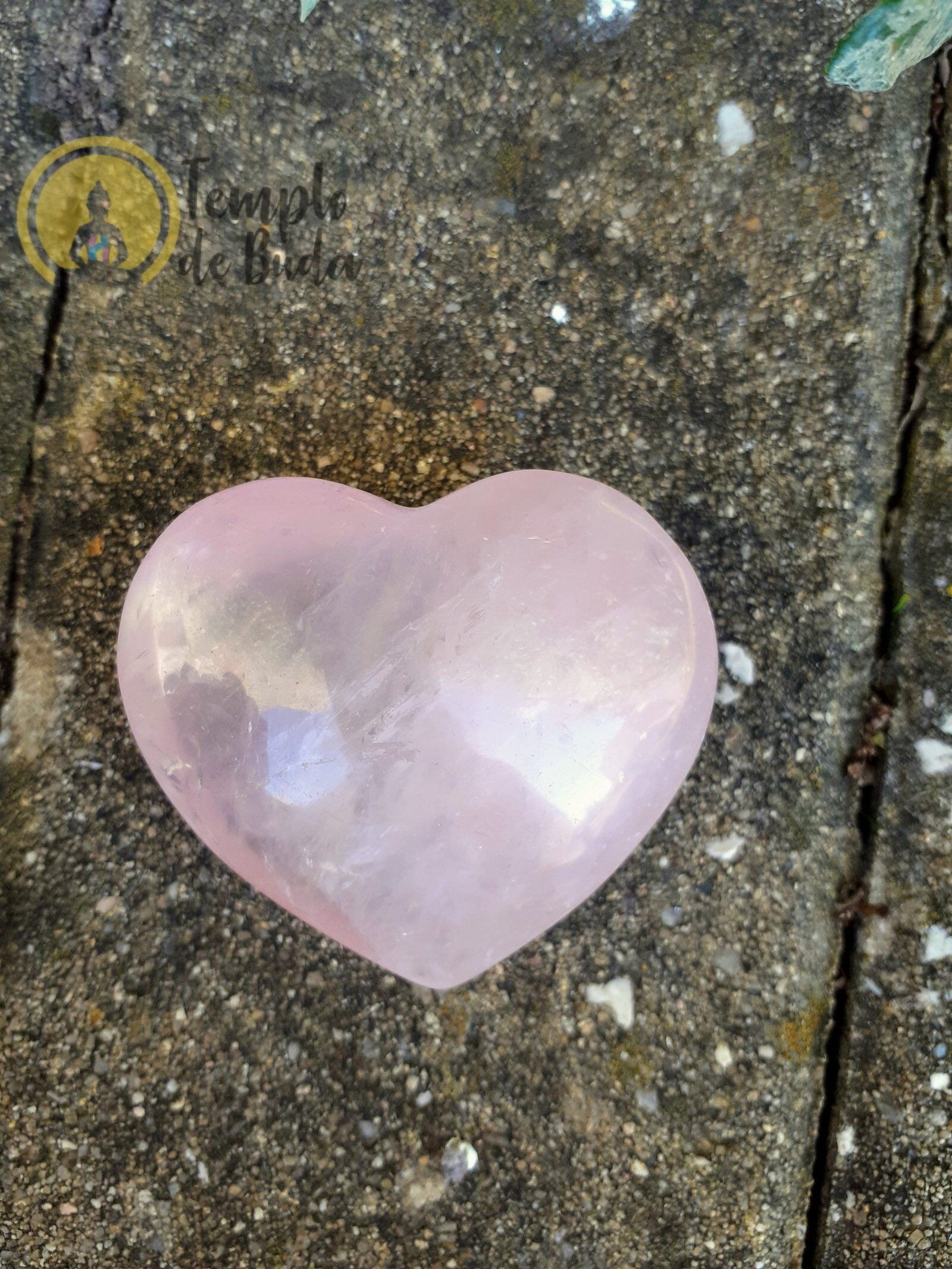 Coração Quartzo Rosa