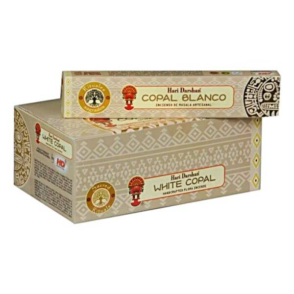 Incenso Hari Darshan White Copal Caixa