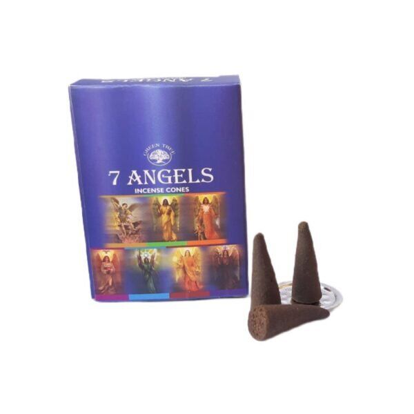 Incenso Cone Green Tree 7 Anjos