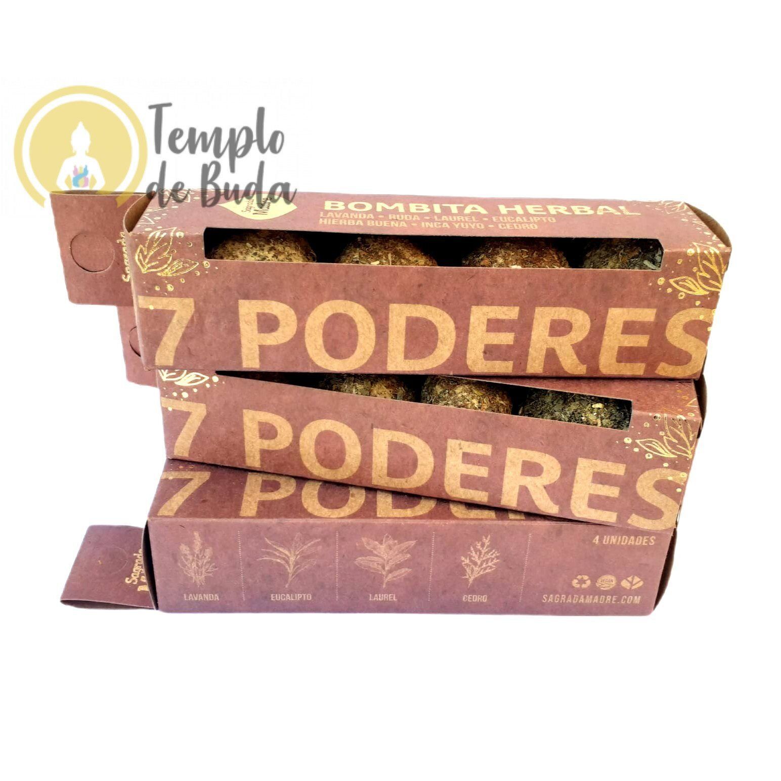 Bombita Herbal Sagrada Madre Sete Poderes