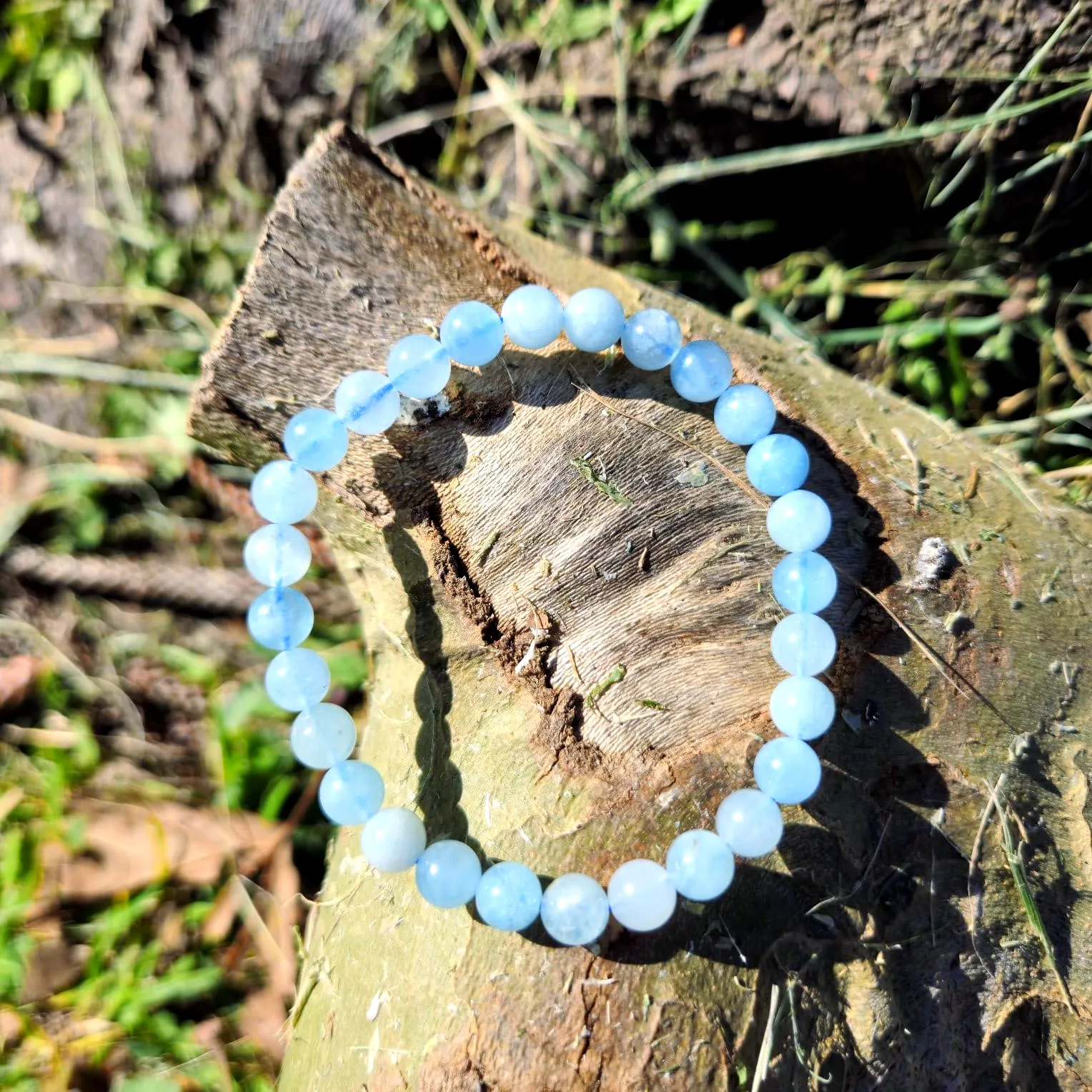 Pulseira Agua Marinha Azul