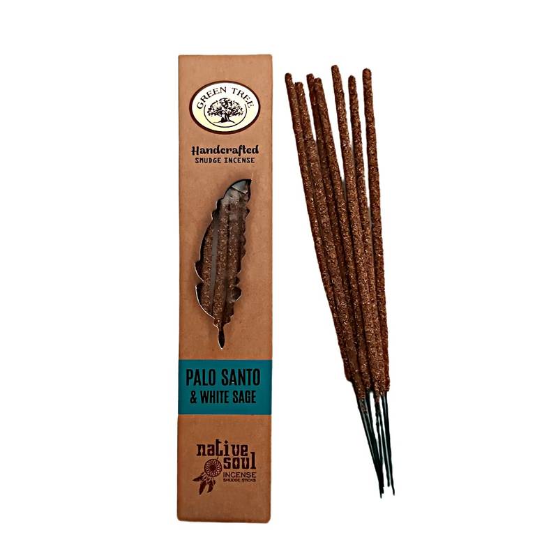 Incenso Natural Native Soul Pau Santo e Salvia Branca