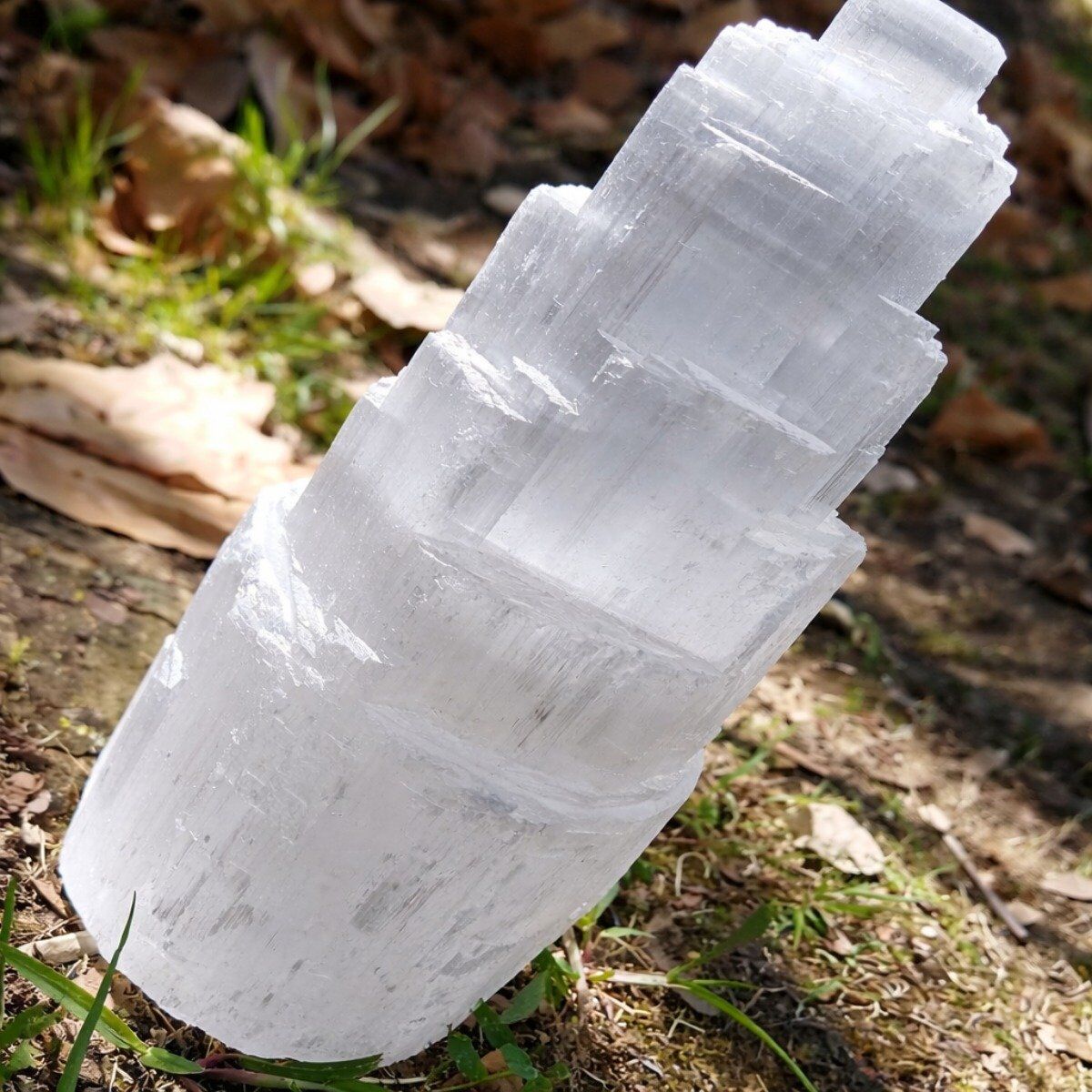 Candeeiro de Selenite 20 cm