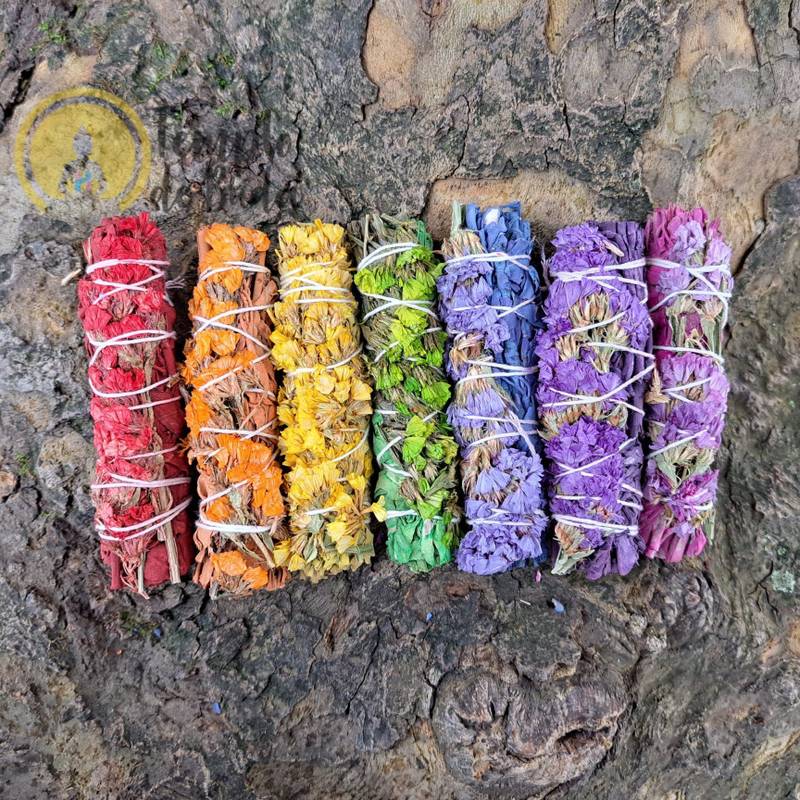 Kit Tochas de Sálvia Branca Sete Chakras