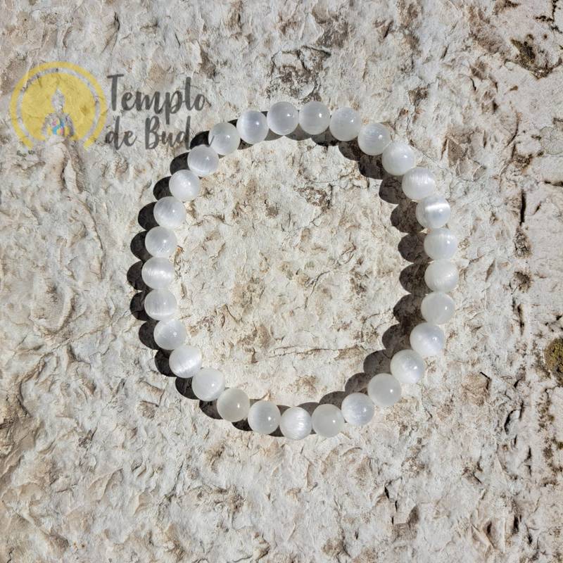 Pulseira Selenita 6mm