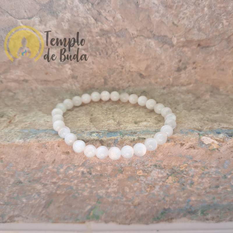 Pulseira Selenita 6mm